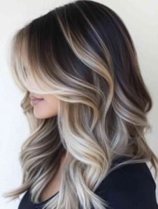 Black to blonde